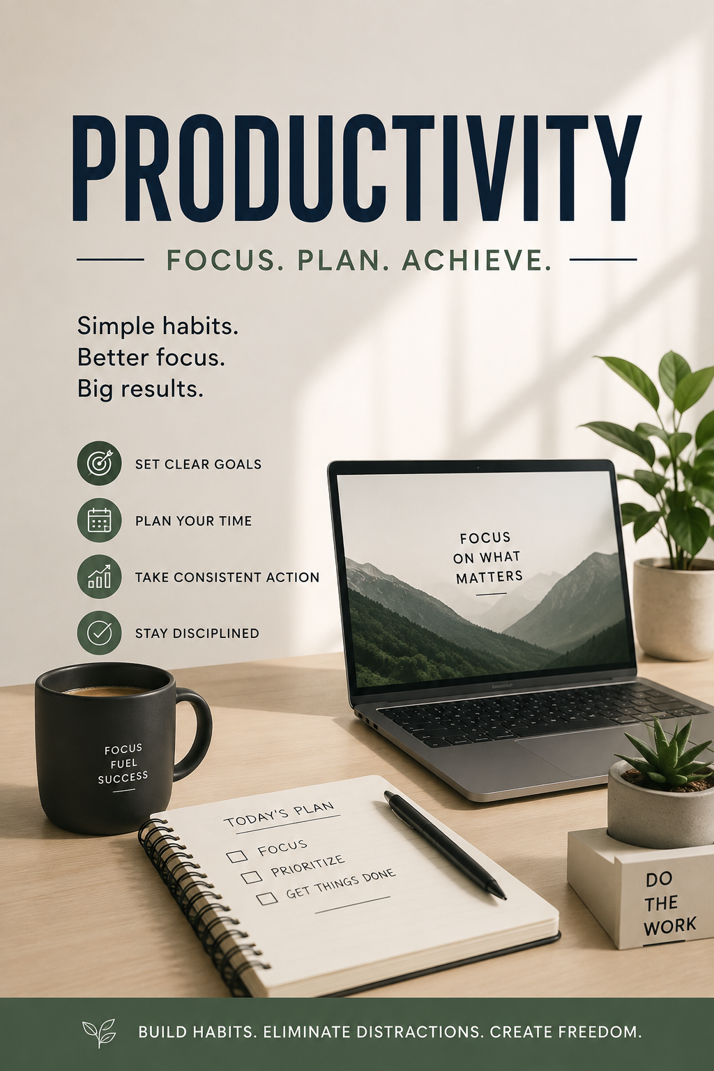 Productivity Mastery: Focus, Plan & Achieve More